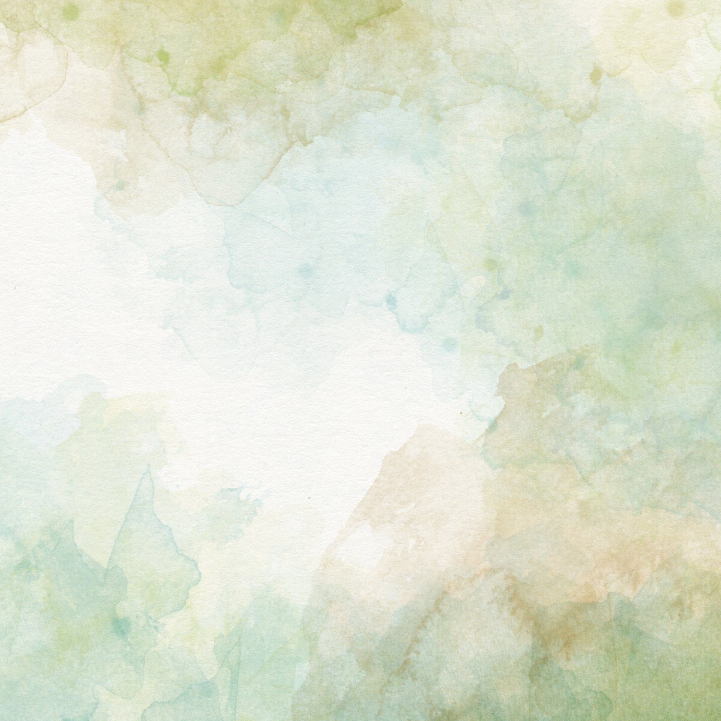 Soft Green Watercolor Background